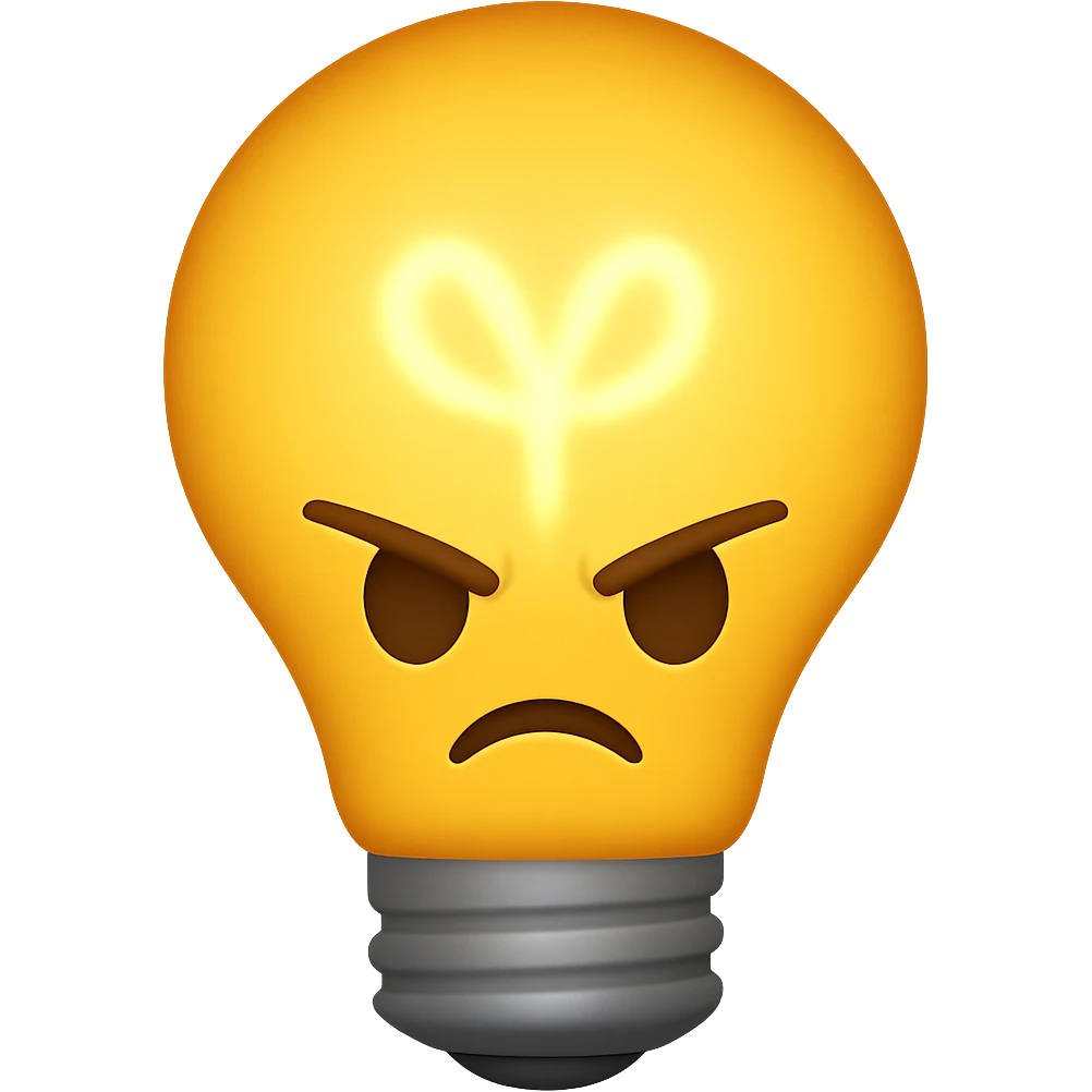 lightbulb emoji