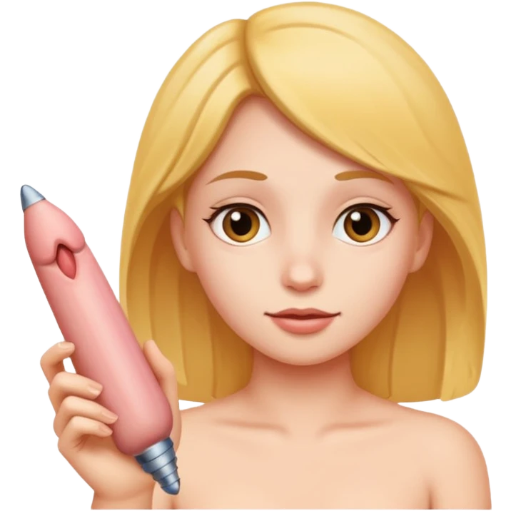 Девушка с членом emoji
