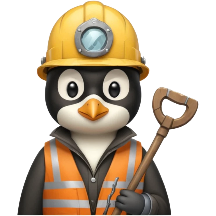 penguen madenci emoji