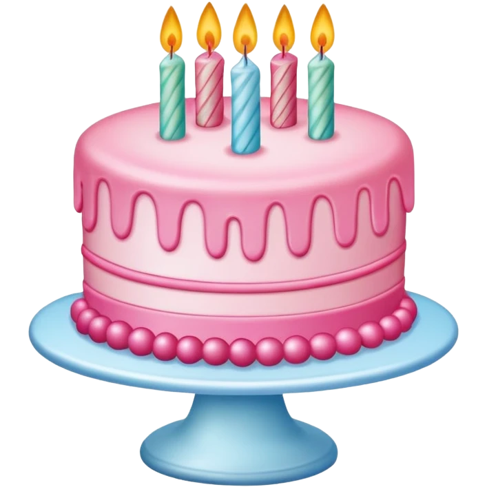 pink birthday  emoji