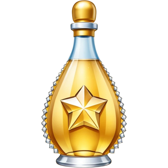 Biberón dorado con diamantes 🍼con ese biberón emoji