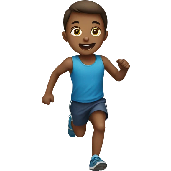 Children running  emoji