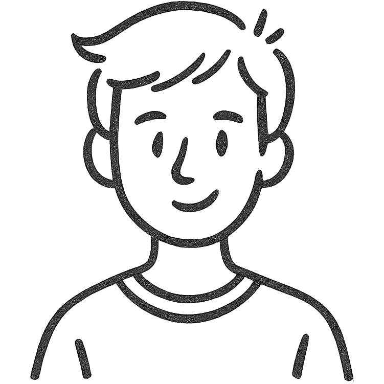 A young man emoji