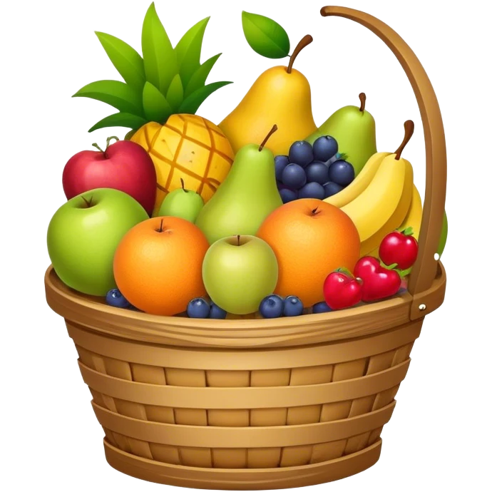 Fruit basket emoji