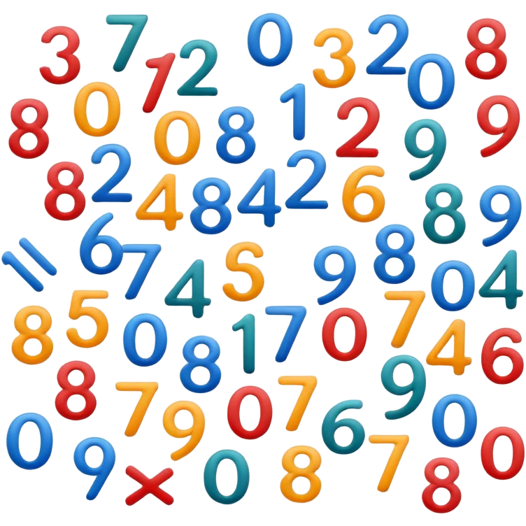 numbers emoji