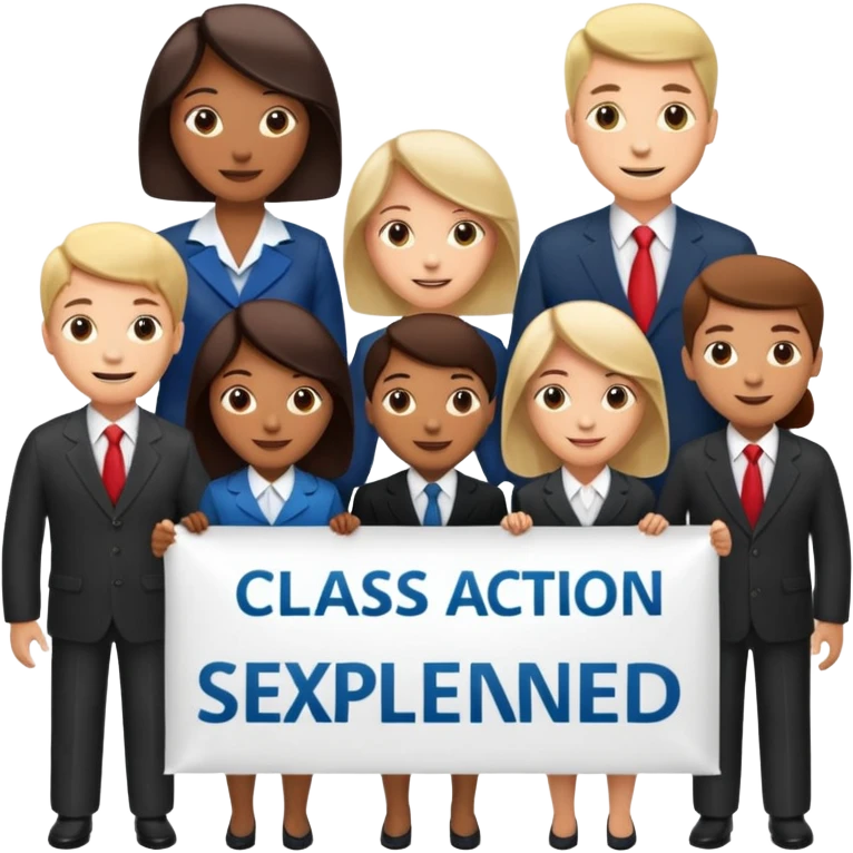 Class action settlements explain: When companies break the law or mislead customers, they are forced to pay settlements that money belongs to you.  emoji