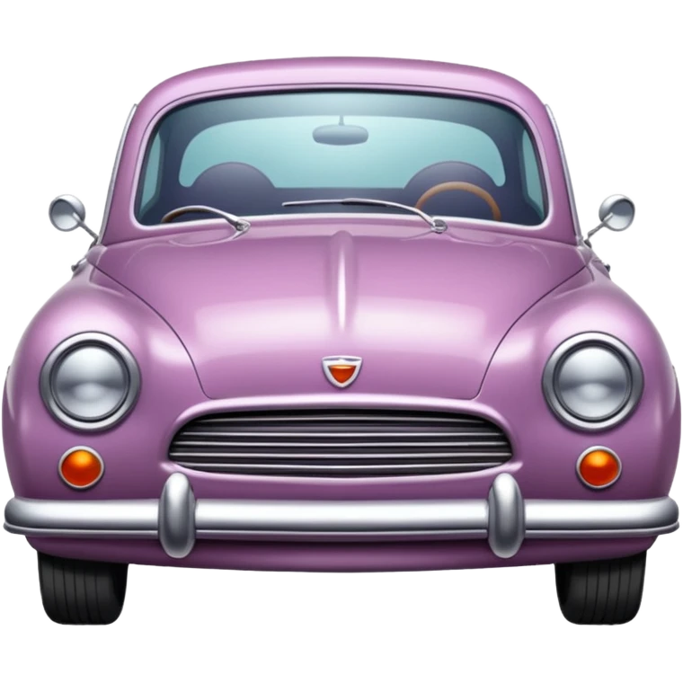 Retro mauve car emoji