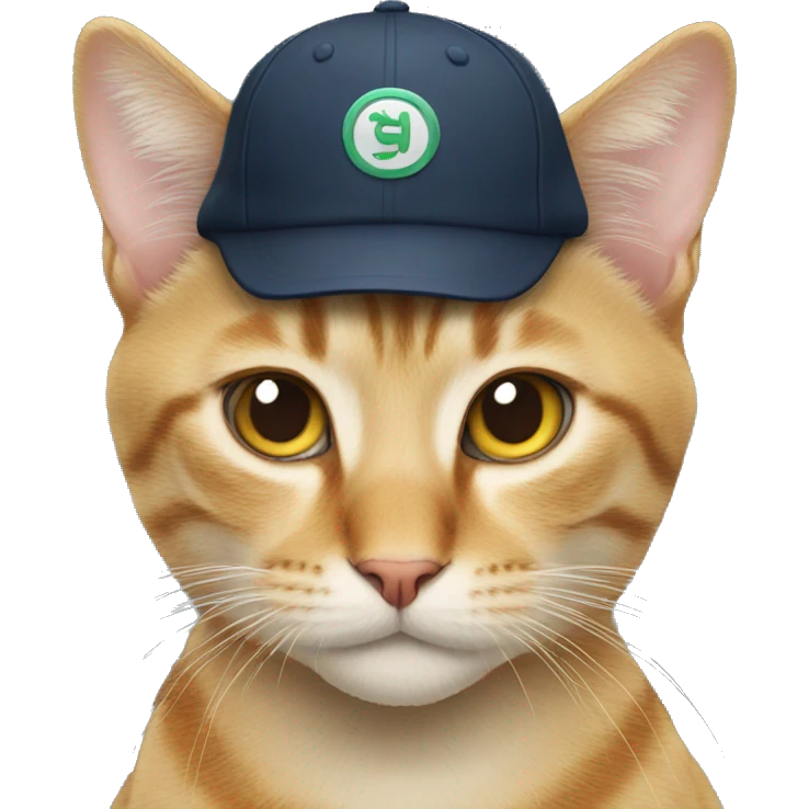Cat with cap  emoji