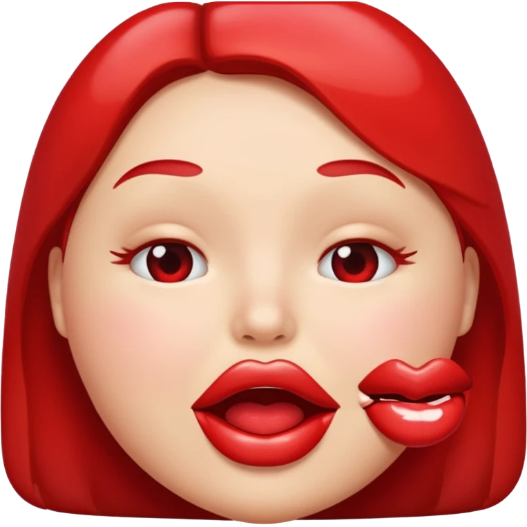 sexy lip bite emoji