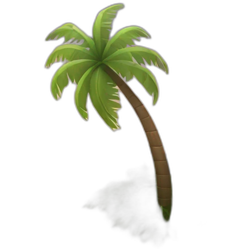 beach with palm tree emoji