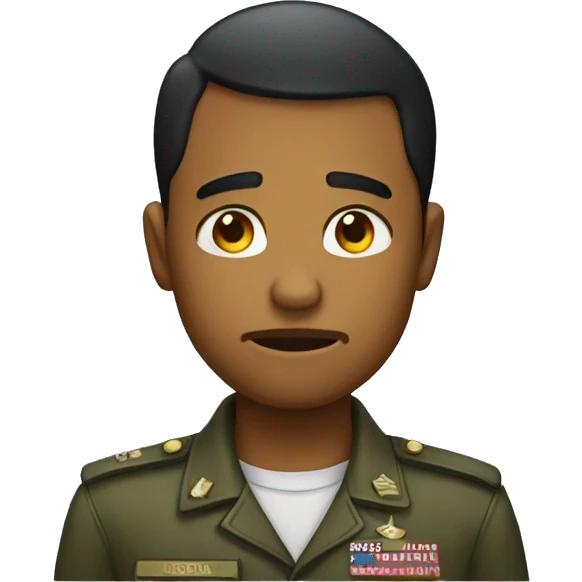 sad salute emoji emoji