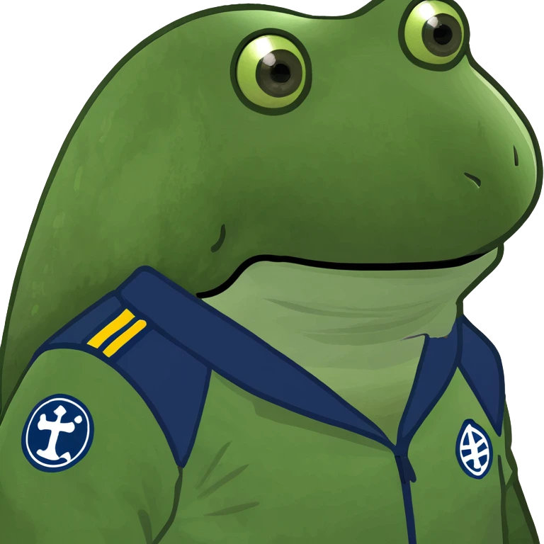 Frog tekwando emoji