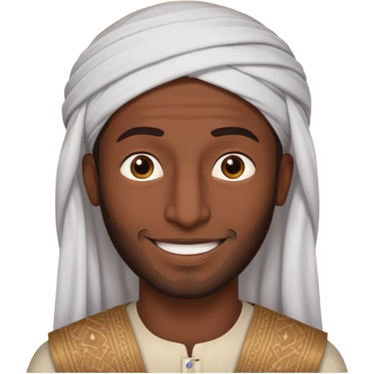 boaz - arab man from the bible no headdress  emoji