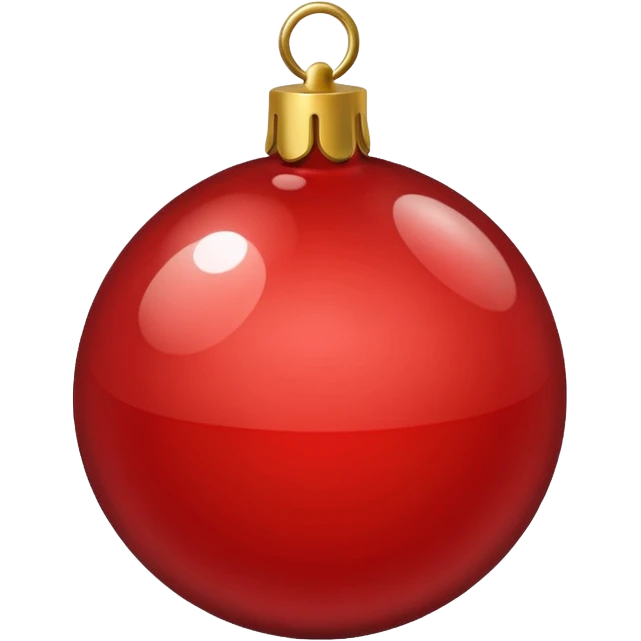 Christmas tree ball emoji
