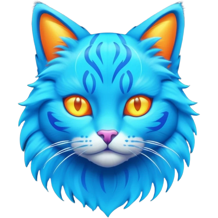 neon cat emoji
