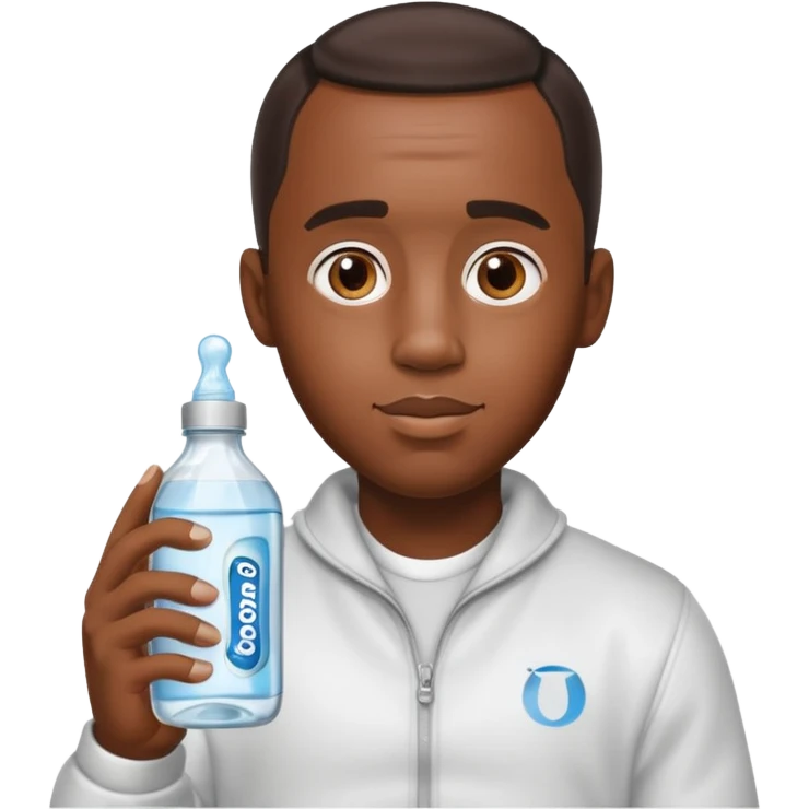 Make Diddy holding baby oil emoji