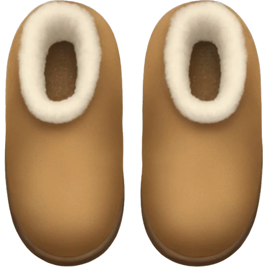 ugg slippers  emoji