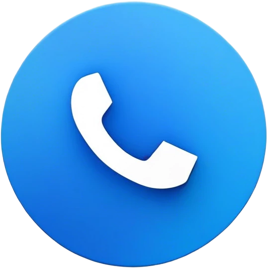 Um ícone circular azul com um leve gradiente, exatamente igual ao selo de verificação do Instagram. No centro, há um pequeno símbolo de check branco, com bordas suaves e ligeiramente arredondadas. O design deve ser simples, moderno e sem sombras ou texturas complexas, mantendo um estilo minimalista e digital emoji