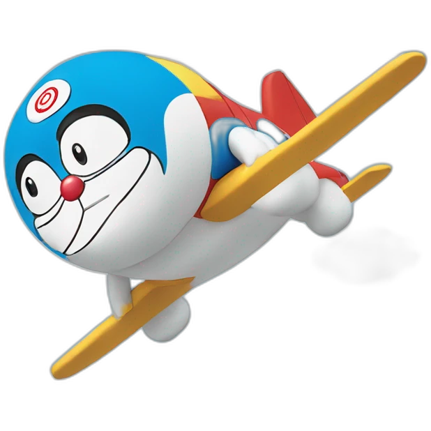 doraemon flying emoji