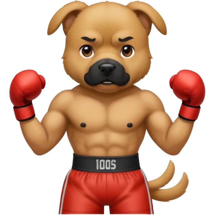 Dog in boxing stance







 emoji