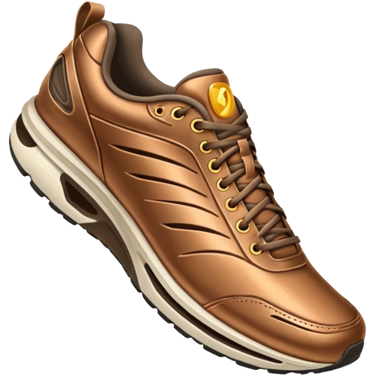 A running shoe that says "Bronze" emoji