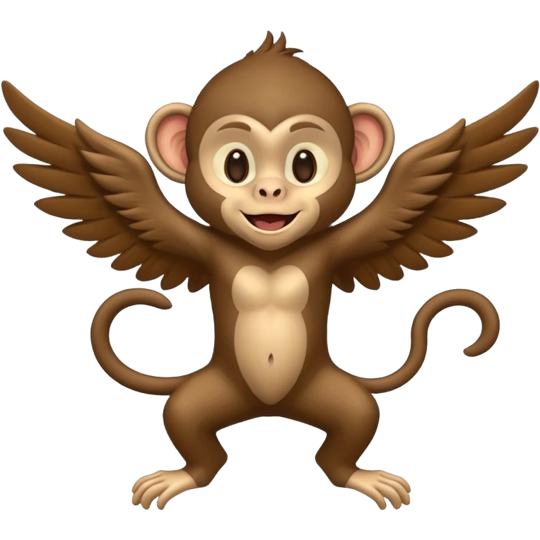 Flying monkey emoji