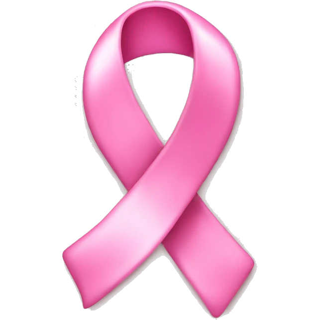 cute pink ribbon emoji