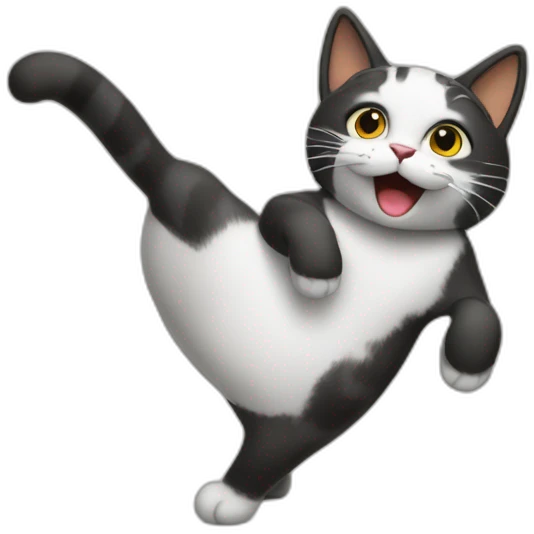 Twerking cat emoji