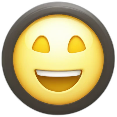 electrical flash smile 3d icon emoji