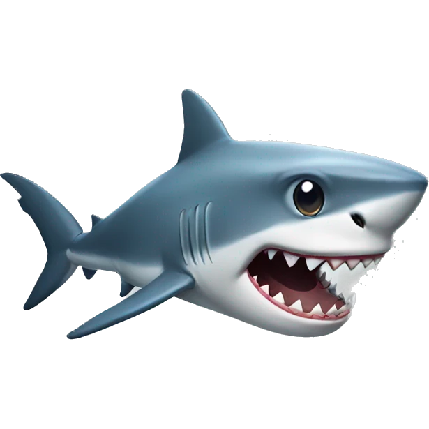 shark with big teeth emoji