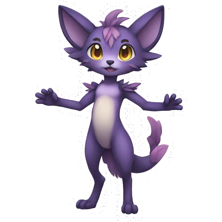 Anthro Sona Fakemon Full Body emoji