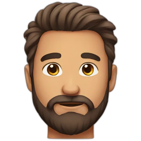 Beard love emoji