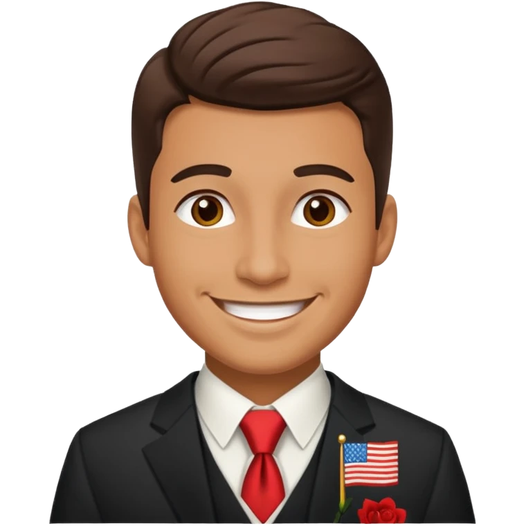 American groom, traditional, culture of american. emoji