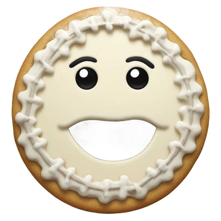 Christmas cookie emoji
