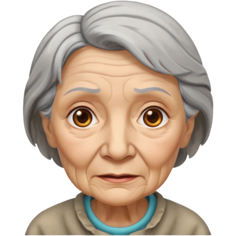 Old face womwn emoji