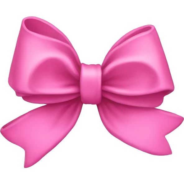 pink bow emoji