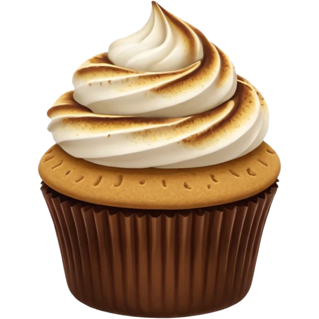 S’mores cupcake emoji