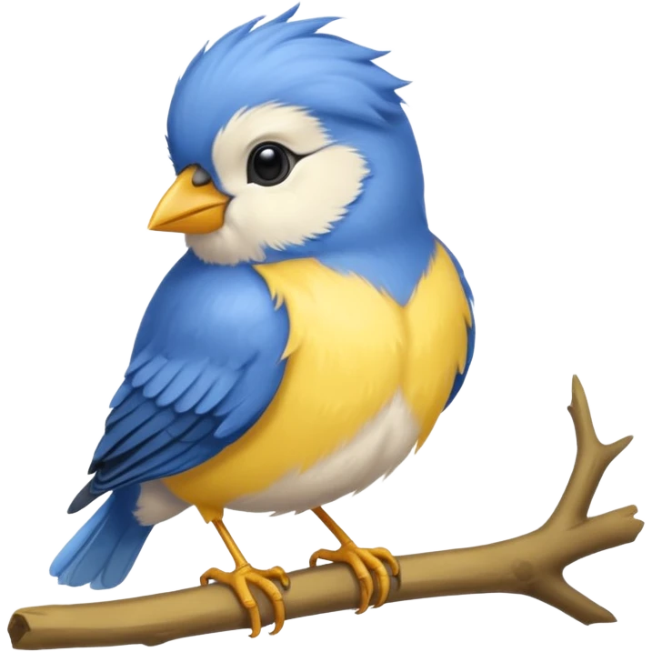 Cyanistes caeruleus emoji