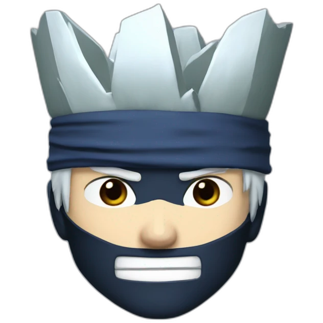 Kakashi hatake with crown emoji