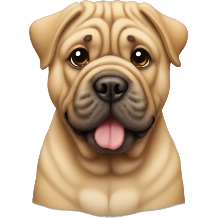 Shar pei pug emoji