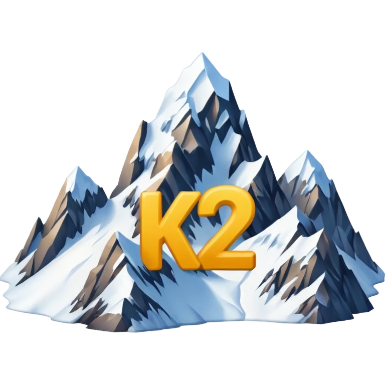add "K2" label to designate it as k2 mountain emoji