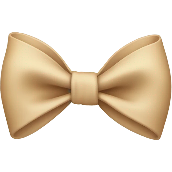Lazo beige emoji