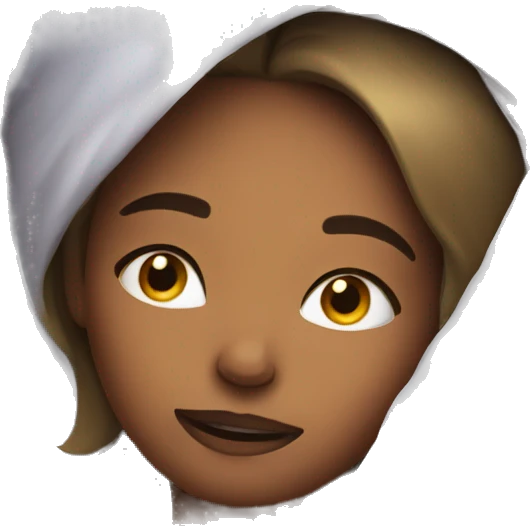 Girl Laying in bed emoji