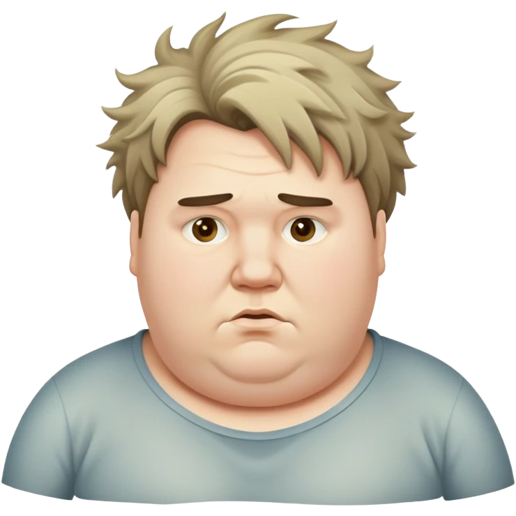 Fat ugly man emoji