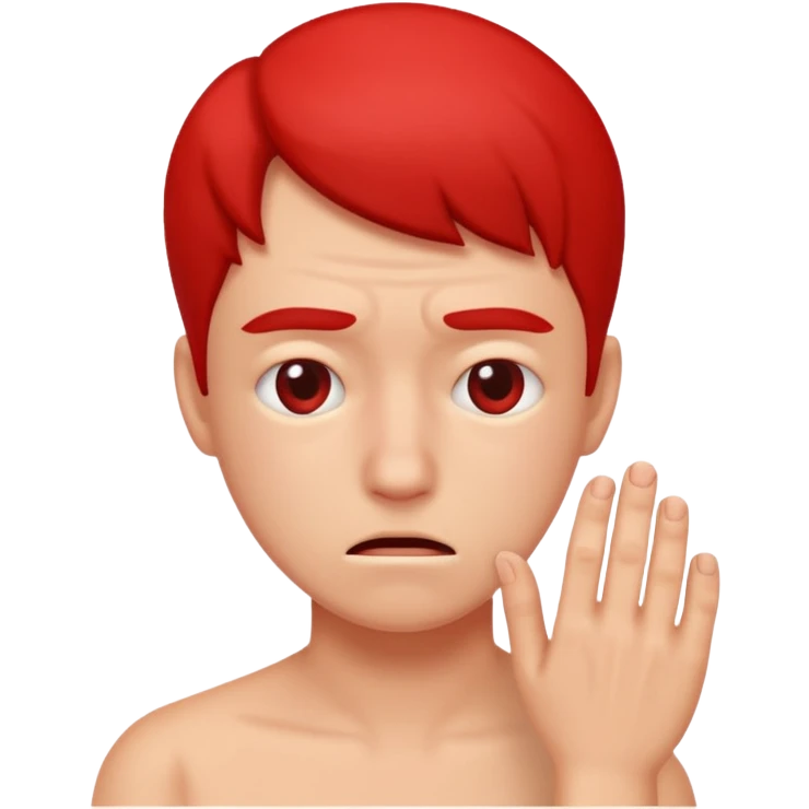 itchy emoji