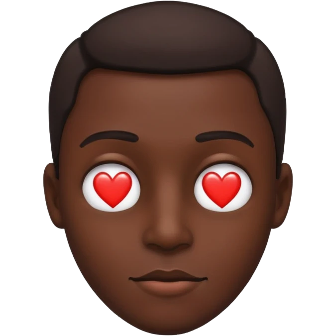 Ninja ojos de corazónes hombre emoji