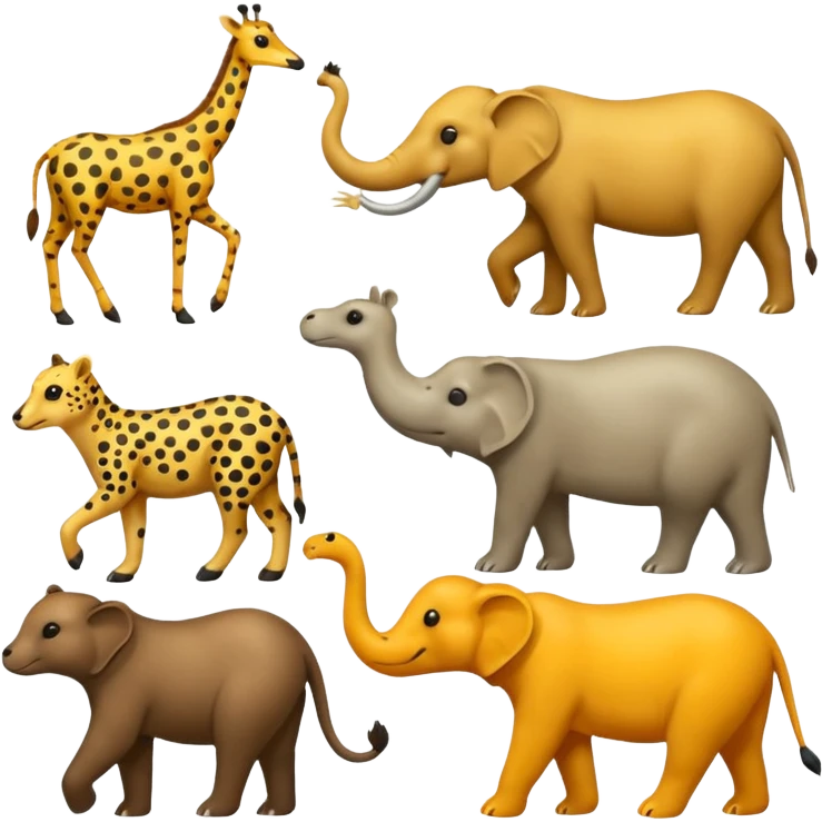 spotted animals emoji