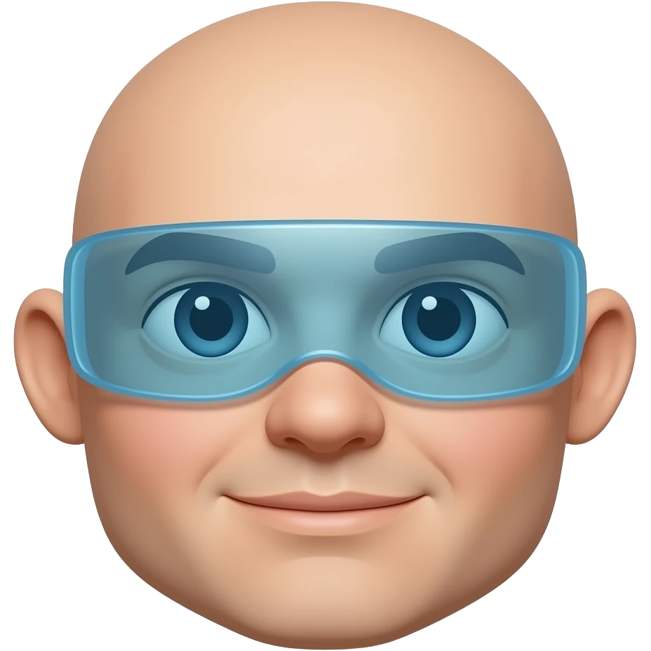 blob emoji wearing a geordi star trek eye visor emoji
