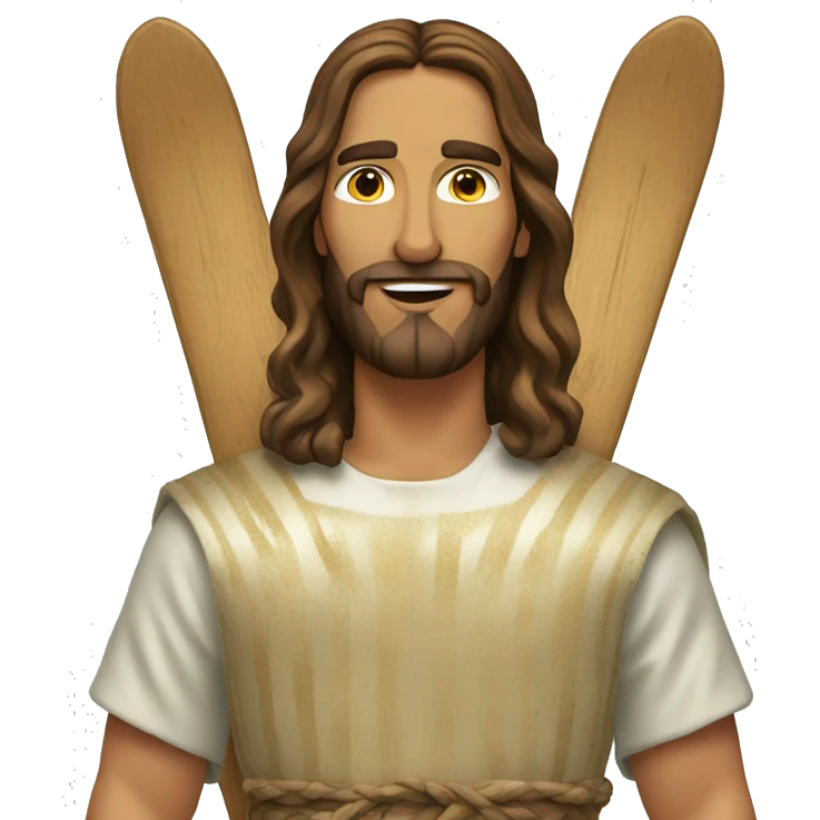 Jesus ski emoji