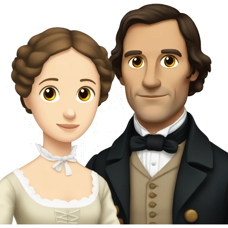 Jane Eyre and mr Rochester emoji